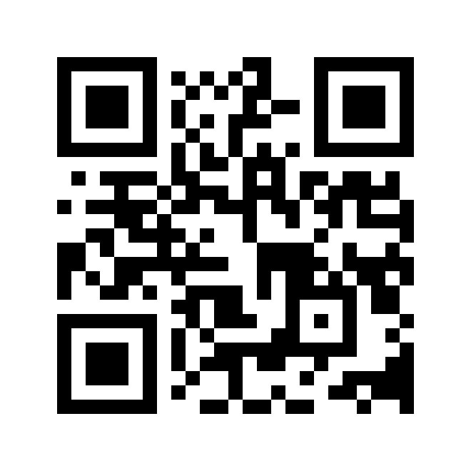 QR Code of website